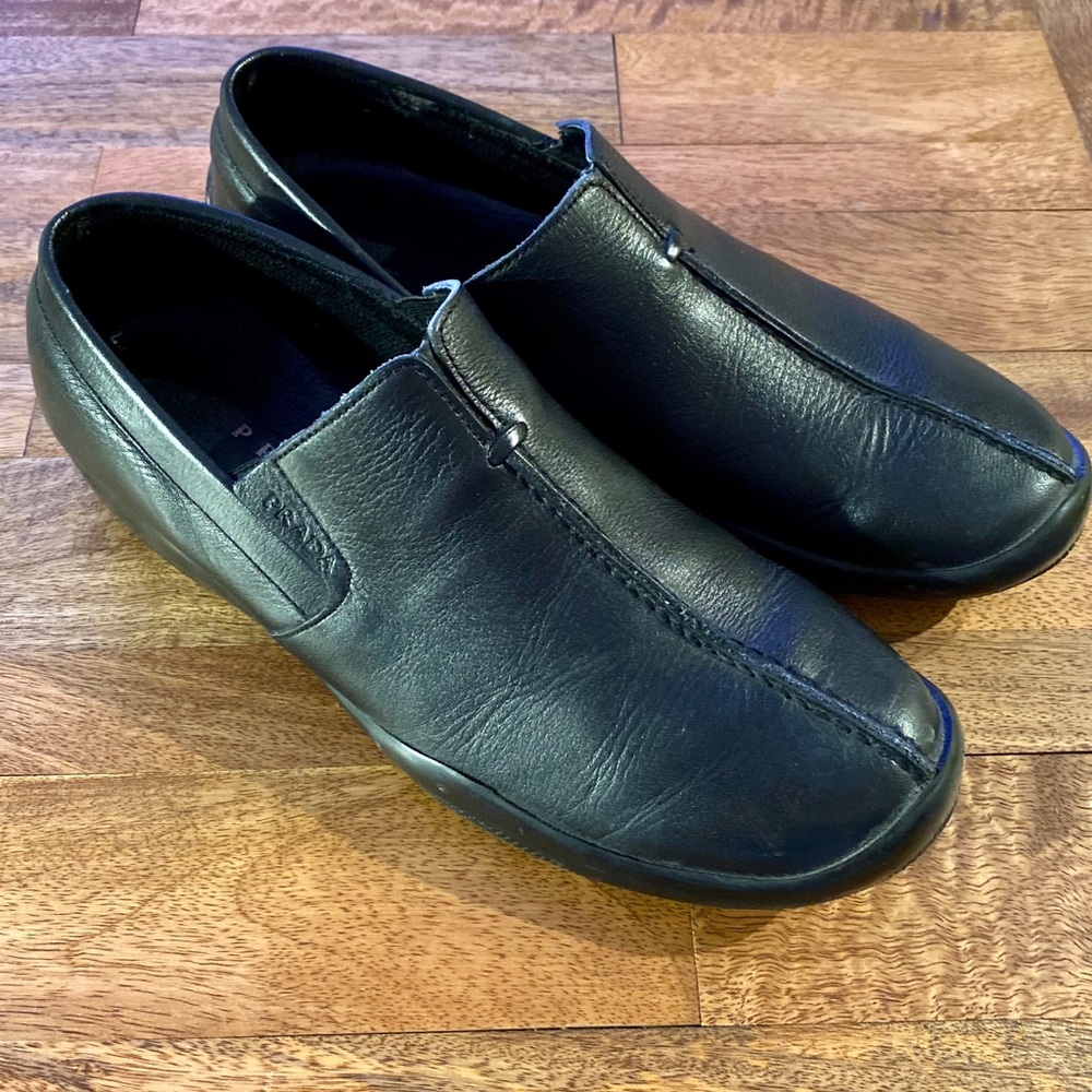Prada Black Loafers